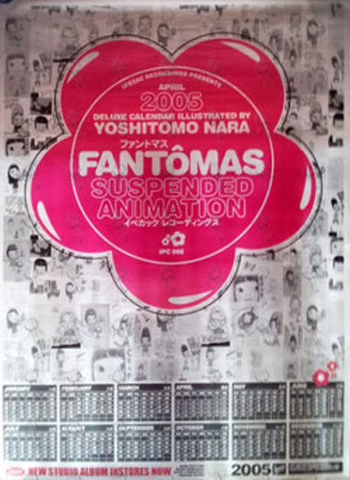 FANTOMAS - 'Suspended Animation' Album Promo Poster - 1