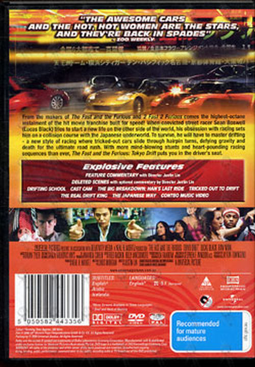 FAST AND THE FURIOUS-- THE - The Fast And The Furious Tokyo Drift - 2