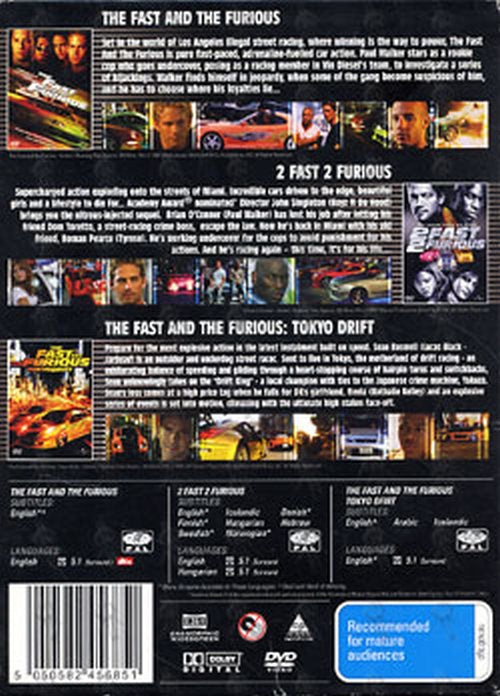 FAST AND THE FURIOUS-- THE - The Fast And The Furious Ultimate Collection - 2