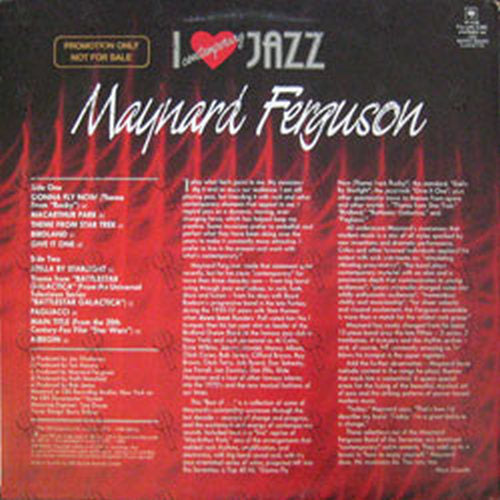 FERGUSON-- MAYNARD - I Love Contemporary Jazz - 2