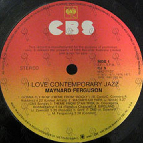 FERGUSON-- MAYNARD - I Love Contemporary Jazz - 3