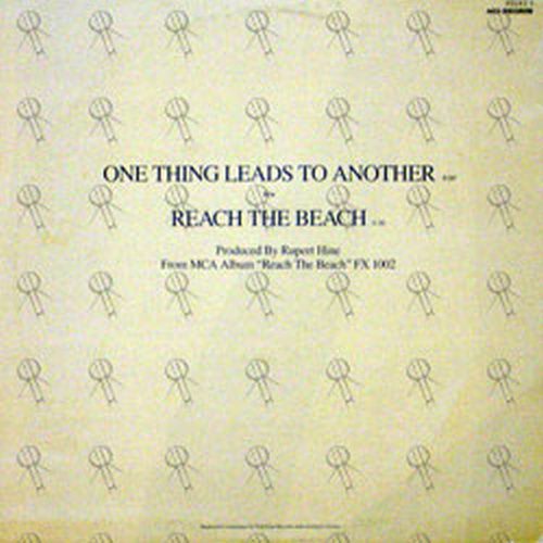 FIXX-- THE - One Thing Leads To Another - 2