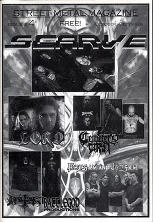 FLOTSAM AND JETSAM -- CEMETERY URN -- LORD -- SCARVE - &#39;Street Metal Magazine&#39; - Issue #4 - October - December 2007 - 1