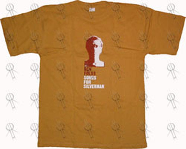 FOLDS-- BEN - Yellow 'Songs For Silverman' Australian 2005 Tour T-Shirt - 1