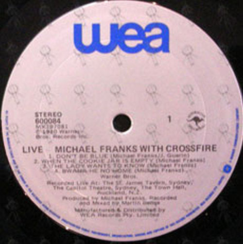 FRANKS-- MICHAEL - With Crossfire Live! - 3