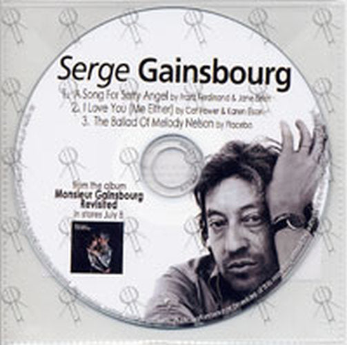 GAINSBOURG-- SERGE - 'Monsieur Gainsbourg Revisited' Sampler - 1