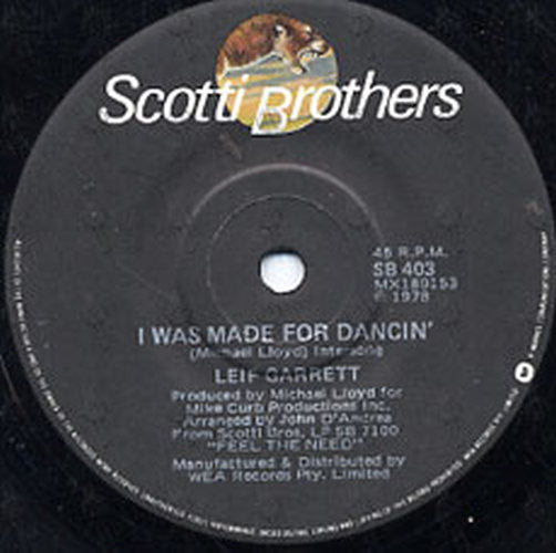 GARRETT-- LEIF - I Was Made For Dancin&#39; - 2