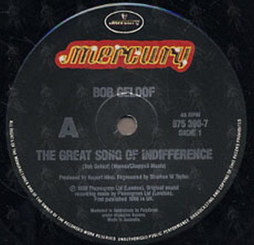 GELDOF-- BOB - The Great Song Of Indifference - 3