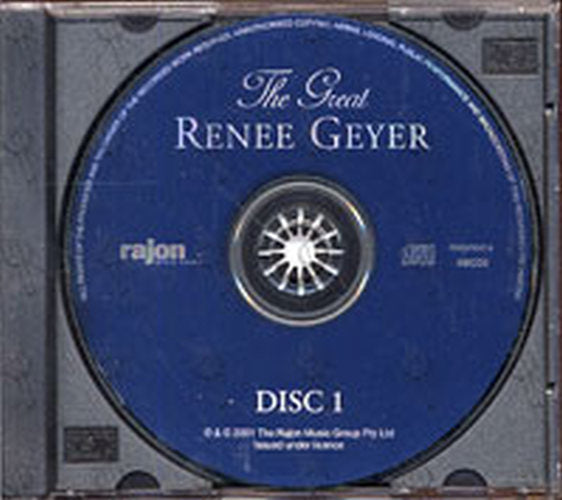 GEYER-- RENEE - The Great Renee Geyer: Compact Disc 1 - 3