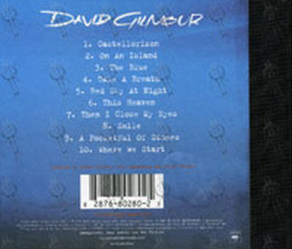 GILMOUR-- DAVID - On An Island - 2