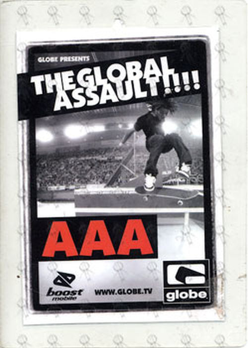 GLOBAL ASSAULT-- THE - &#39;The Global Assault!!!&#39; AAA Laminate Pass - 1