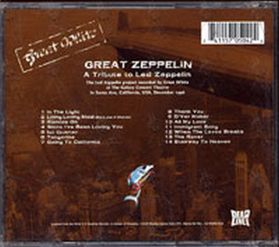 GREAT WHITE - Great Zeppelin A Tribute To Led Zeppelin - 2