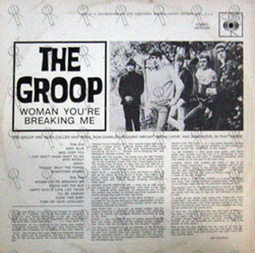 GROOP-- THE - Woman You&#39;re Breaking Me - 2