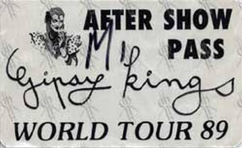 GYPSY KINGS-- THE - 1989 World Tour All Access Pass - 2