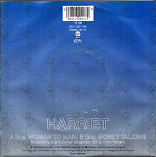 HARRIET - Woman To Man - 2