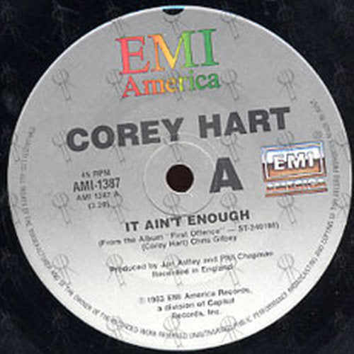 HART-- COREY - It Ain&#39;t Enough - 3