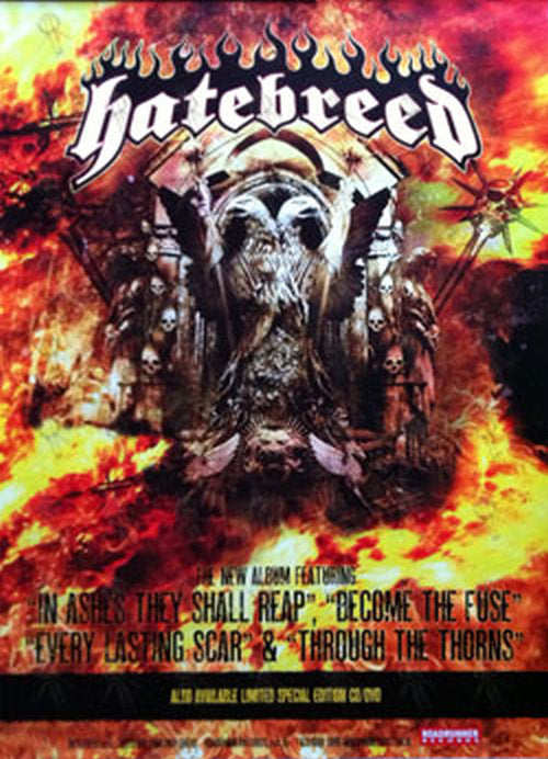 HATEBREED - 'Hatebreed' Album Poster - 1