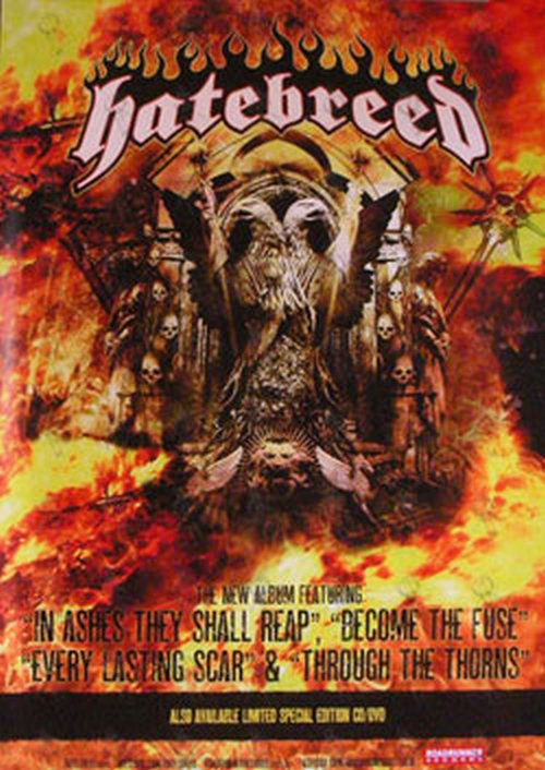 HATEBREED - 'Hatebreed' Album Promo Poster - 1