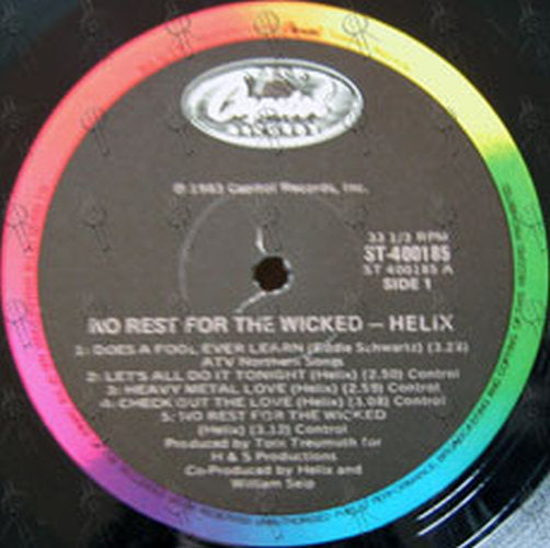 HELIX - No Rest For The Wicked - 3