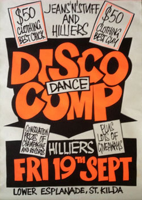 HILLIERS - Disco Dance Comp Poster - 1