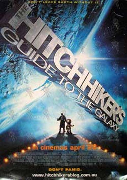 The Hitchhiker's Guide To The Galaxy' Cinema Poster - Rare Records Au