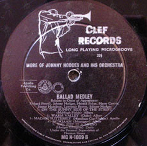 HODGES-- JOHNNY - More Of Johnny Hodges And His Orchestra - 3