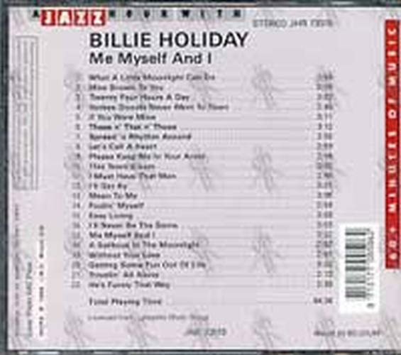 HOLIDAY-- BILLIE - Me Myself And I - 2