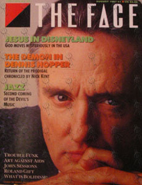 HOPPER-- DENNIS - &#39;The Face&#39; - August 1987 - Dennis Hopper On Front Cover - 1