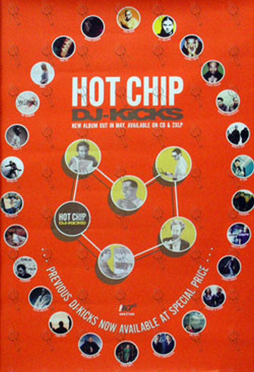 HOT CHIP - 'DJ-Kicks' Album Promo Poster - 1