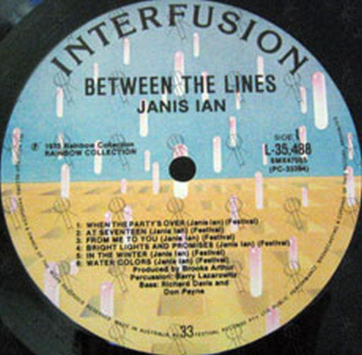 IAN-- JANIS - Between The Lines - 3