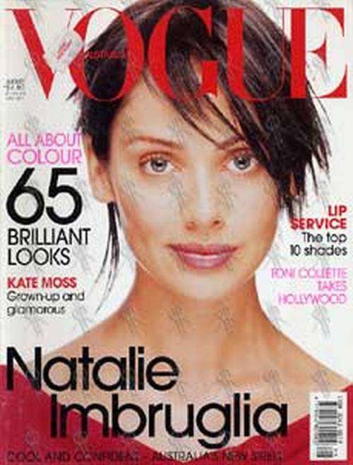 Vogue - August 1998 - Natalie Imbruglia On Cover - Rare Records Au