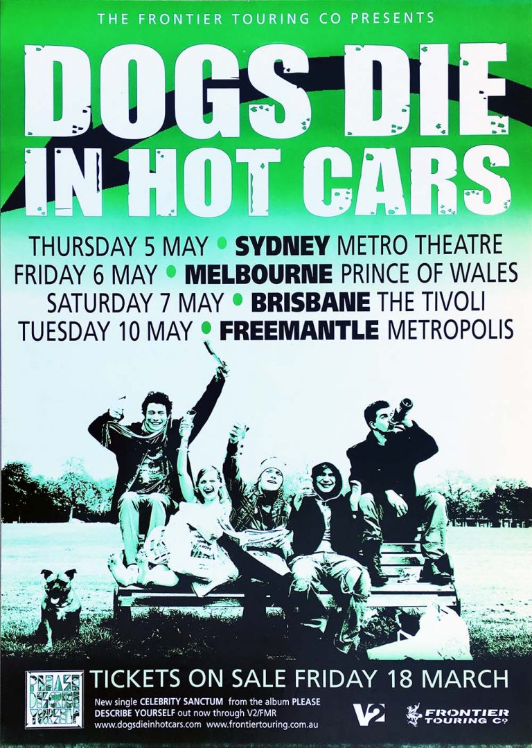 2005 Australian Tour Promo Poster