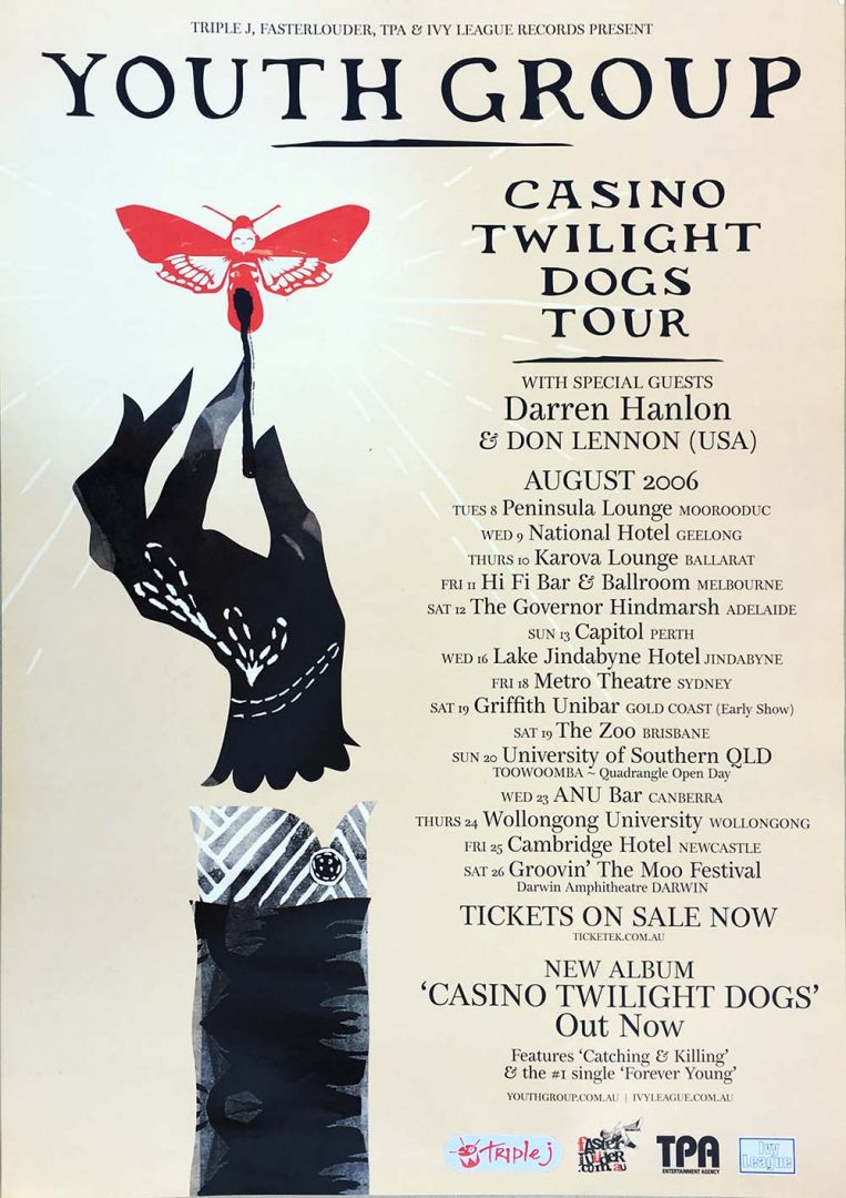 Casino Twilight Dogs 2006 Australian Tour Promo Poster