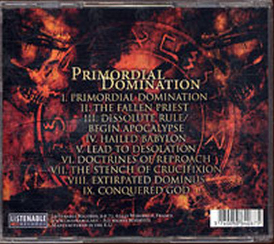 INCANTATION - Primordial Domination - 2