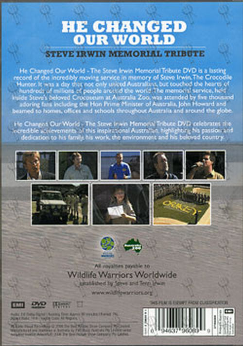 IRWIN-- STEVE - Steve Irwin Memorial Tribute: He Changed Our World - 2