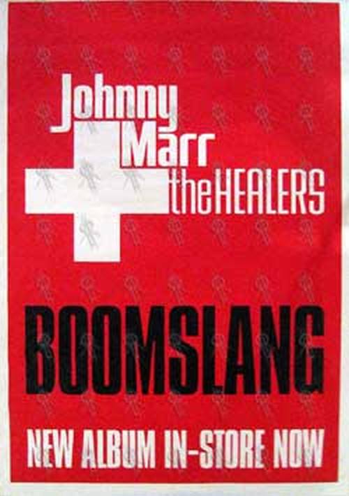 JOHNNY MARR & THE HEALERS - 'Boomslang' Album Poster - 1