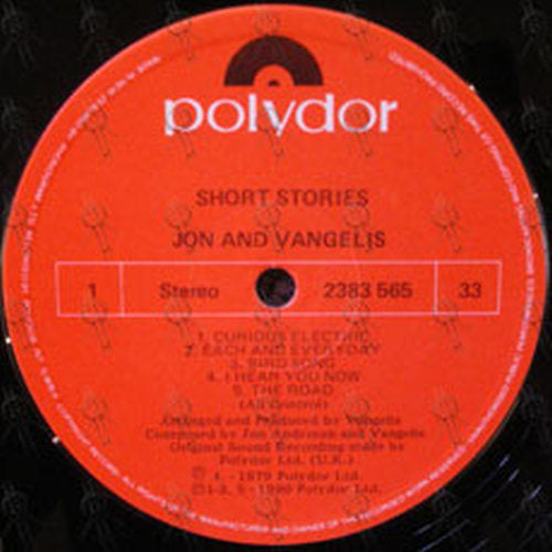 JON &amp; VANGELIS - Short Stories - 3