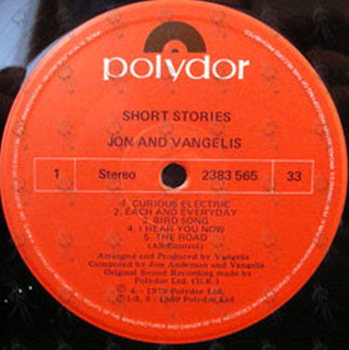 JON and VANGELIS - Short Stories - 3