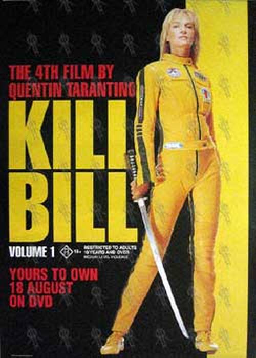 KILL BILL - &#39;Volume 1&#39; DVD Poster - 1