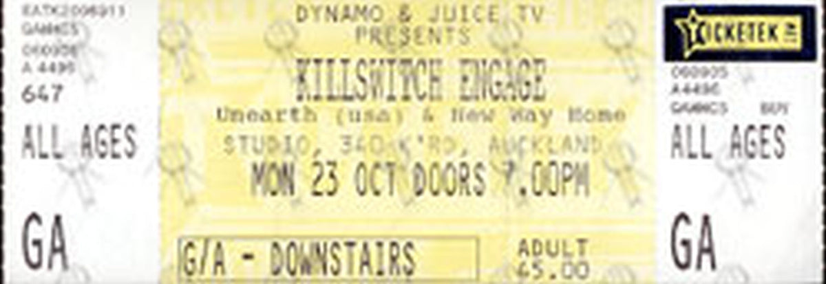 KILLSWITCH ENGAGE - Monday 23 October 2006