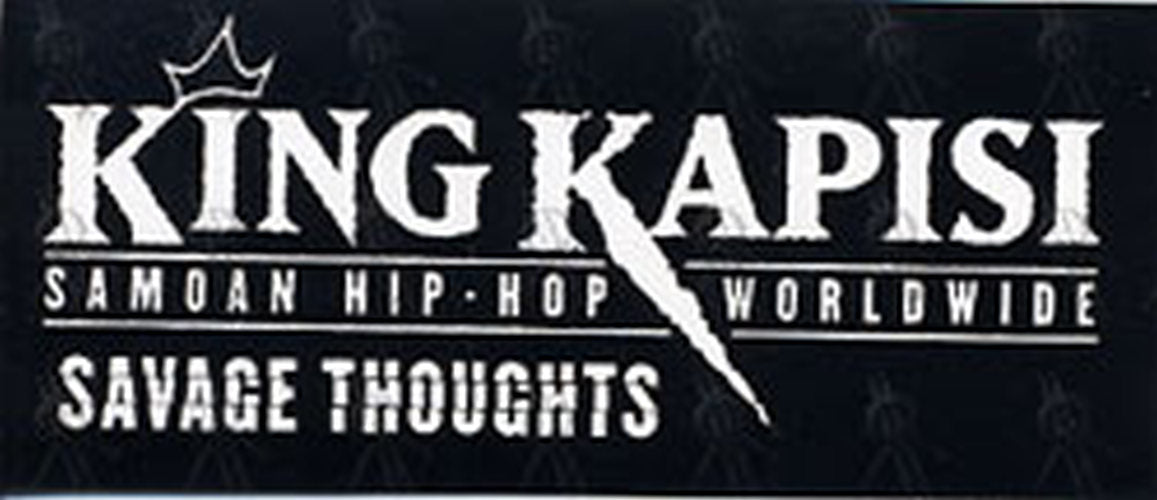 KING KAPISI - 'Savage Thoughts' Sticker - 1