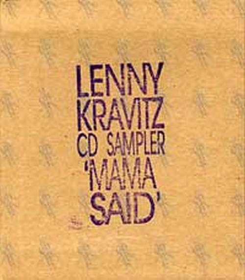 KRAVITZ-- LENNY - Mama Said - 1