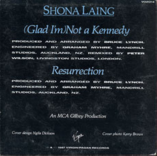 LAING-- SHONA - (Glad I&#39;m) Not A Kennedy - 2