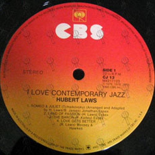 LAWS-- HUBERT - I Love Contemporary Jazz - 3