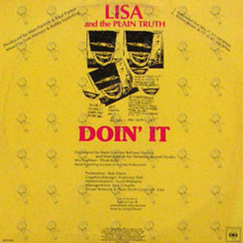 LISA and the PLAIN TRUTH - Doin&#39; It - 2