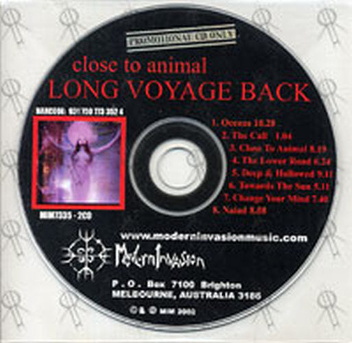 LONG VOYAGE BACK - Close To Animal - 1