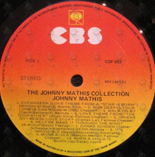 MATHIS-- JOHNNY - The Johnny Mathis Collection - 4