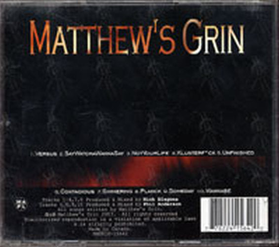 MATTHEWS GRIN - Matthew&#39;s Grin - 2