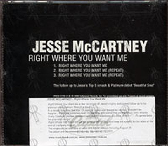 MCCARTNEY-- JESSE - Right Where You Want Me - 2