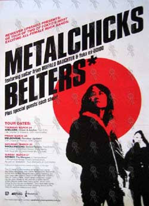 METALCHICKS - Cancelled '2005 Australian Tour' Poster - 1